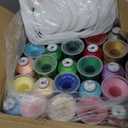 New brothread 32 Spools Polyester Embroidery Machine Thread Kit 1000M (1100Y) Each Spool - Colors Compatible with Janome and Robison-Anton Colors - Assortment 1