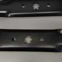 942-04308 Mower Blade Compatible with Cub Cadet RZT MTD LT2000 42 Inch Deck 742-04308 742-04312, High-Lift Blades 742-0656 for MTD T1100 LT1500 T1000 T1200 T1300 LT-135 T1400 T2100 T1800