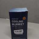 Topcee Cooling Blanket, Summer Cooling Blankets for Hot Sleepers, Arc-Chill Q-Max>0.5 Cool Fiber, Oeko-TEX 100% Certified, Soft, Breathable, Double-Side Bed Throw,Keep Cool for Adults Kids 50"x70" (Blue-new)