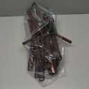 Solid Wooden Coat Rack Freestanding, New Zealand Pine Coat Tree with 8 Hooks & 3 Adjustable Sizes for Coats, Hats, Handbags and Scarves, Space Saving for Entryway/Office/Bedroom (Brown) (1 PC)