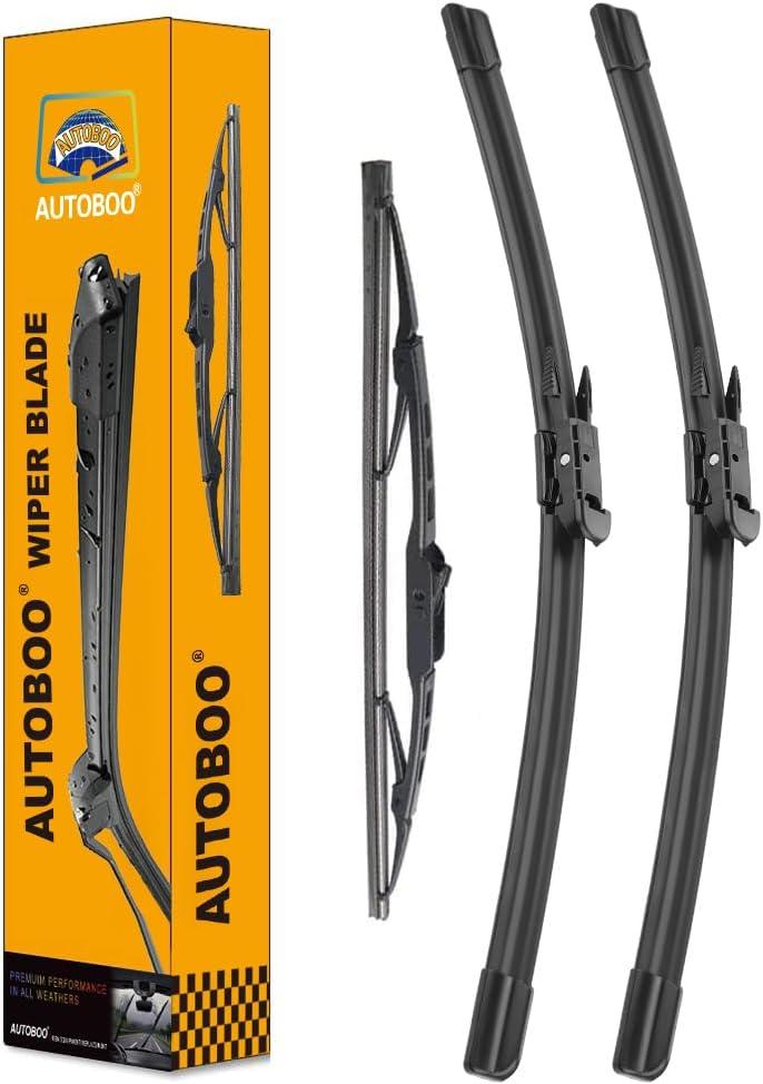 3 Wipers Replacement for Toyota Sequoia Windshield Wiper Blades with Rear 2008-2022 26"+23"+12inch