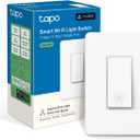 TP-Link Tapo Smart Switch, Single-Pole/3-Way/4-Way, Matter Compatible, Energy Monitoring, Neutral Wire Required, Works with Alexa, Siri, Google Home, SmartThings, UL Certified, 2.4GHZ Wi-Fi, Tapo S515