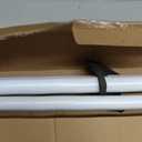 Curtain Rod,Window Curtain Rods for Windows Easy Installation,Adjustable Decorative Curtain Rod 3/4 Inch Diameter Single Window Curtain Rod Set, 66 to 120 Inches, White