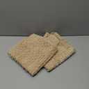 Kevin Textile 2 Packs Tan Decorative Throw Pillow Covers 20x20 Inch for Living Room Couch Bed Sofa Soft Striped Corduroy Square Cushion Case 50x50 cm Rustic Farmhouse Boho Home Decor