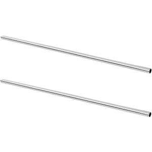 GeilSpace 3/8" OD 304 Stainless Steel Tube, 24 inch Length, Round Metal Weldable Pipe, DIY Industrial Straight Metal Tubing (3/8"OD-24"-2PCS)