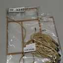 BENECREAT 10 Packs Clear PET Plastic Gift Box, 7.8x7.8x3.5 Inch Treat Gift Boxes with Gold Border and Handle, Favor Box with Cord for Mother's Day, Birthday Party, Wedding Favours