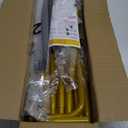 Wedding Sign Holder, 68x31x 20 Adjustable Welcome Sign Stand with Leather Sign Hanging Straps, Sign Rack,Heavy Duty Easel Stand for Sign, Wedding Seating Chart Stand, Easel for Halloween Display (Gold)