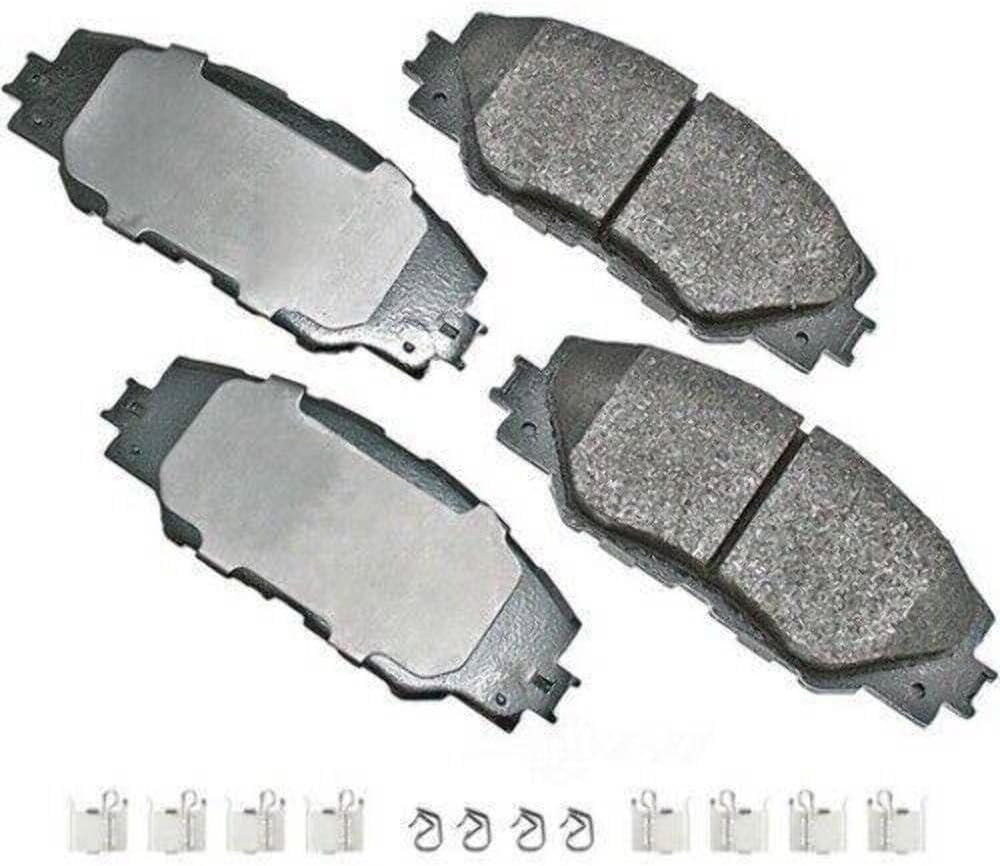 Akebono-ACT1211A Ultra-Premium Ceramic Front Disc Brake Pads, GREY