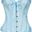 SZIVYSHI Corset Tops for Women, Bustier Shapewear Lingerie, Lace Waist Push Up Bodysuit
