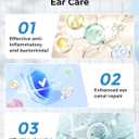 Updated Ear Wax Removal Kit, IPX7 Waterproof Ear Cleaning Tool with Clear LED Display, USB Rechargeable Electric Ear Irrigation Flushing System, Safe and Effective Electric Ear Cleaner Tool
