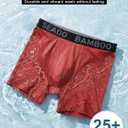 Men's Ultra Soft Boxer Briefs No Ride Up Underwear with 3D Pouch-High Elasticity&Breathable for All-Day Comfort (Medium, Black)