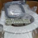 Bemis Rise 4.5" Raised Toilet Seat with Support Handles, Hinges Never Loosen, Fits Round and Elongated