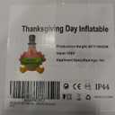 6 FT Turkey Thanksgiving Inflatable Decoration for Holiday Celebration Decorations on Yard, Lawn and Patio