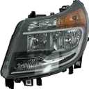 SAILIN Replacement Driver Left Side Headlight Headlamp with DRL Assemble Complete for RAM Promaster 1500 2500 3500 from 2010-2022