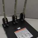 Heavy Duty 3 Hole Paper Punch,150 Sheet Capacity,Ergonomic Handle, Large Capacity Tray and Durable Metal, for Office, Home & Print Shop Use,Replaceable Cutter Head