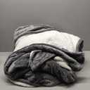 Westinghouse Heated Blanket King Size, Soft Flannel to Sherpa Electric Blanket with 10 Heating Levels, 12 Hours Auto Off, Fast Heating, Machine Washable, 100 * 90, Light Grey