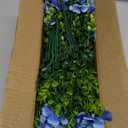 Artificial Flowers Fake Plants for Outdoors Spring Decoration, 13Bundles Silk Realistic UV Resistant Faux Flowers for Outside Planter Porch Yard Patio Garden Home Indoor, Blue