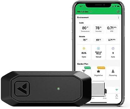 VIVOSUN GrowHub Controller E25 for Grow Tent Cooling Ventilation Lighting, Supports Smart Grow System Devices, Easy to Install & Use, WiFi App Controllable, Expansion Port for E42/E42A