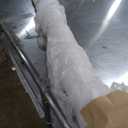 FURKIT Soft Large Plastic Floor Mat for Living Room, 6'9' Beige Waterproof Vinyl Area Rug for Baby Spills, Non-Slip Durable Multi-Pupose Floor Cover Protector for High Traffic Areas