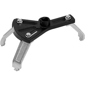 YoRise Car Fuel Pump Removal Tool, Adjustable Auto Fuel Lid Tank Cover Collar Ring Install Spanner with 3 Arms, 5.2'' to 7.17'' Vehicle Lock Ring Repair Tool Kit with 1/2'' Ratchet Drive(Universal)