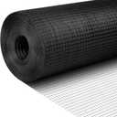 Tatuo Hardware Cloth 1/4 Inch 48in x 150ft Hot Dip Galvanized After Welded Cage Mesh Rolls 21 Gauge Metal Chicken Wire Roll Wire Fencing Poultry Netting for Raised Garden Rodent Animals(Black)