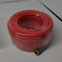 Garden Hose 50 ft x 5/8” Hot/Cold Water Hose,-50°F to 190°F,Burst 600Psi Flexible & Lightweight Upgraded Rubber Hoses,3/4” Solid Fittings for All-weather Outdoor Lawn & Garden
