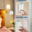 DEWENWILS Wireless Light Switch and Receiver Kit, 10A/1200W, No in-Wall Wiring Required,Remote Control Wall Switch Lighting Fixture for Ceiling Lights, Fans, Lamps,100 Ft RF Range, Programmable