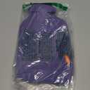 HomeTop Premium Classic Rubber Hot Water Bottle w/ Cute Knit Cover (1 Liter, Purple/ Purple)