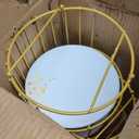 Gold Bird Cage Cupcake Stand Set, 2-Piece 3-Tier and 2-Tier Acrylic Dessert Display Trays, Metal Serving Stands for Wedding, Birthday, Baby Shower, Tea Party and Buffet Table Decor
