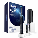 OralB Rechargeable Electric Toothbrush, iO5 Limited Deep Clean & Whiten, 5 Cleaning Modes, Visual Pressure Sensor to Protect Gums, Travel Case, 3 Brush Heads, Black