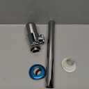 Classical Basin Bottle Trap Chrome Sink Bathroom Waste Pipe 1-1/4 inch Slip Inlet Drain Tube Kit