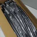 VerdeVista Convertible 6.5 FT Round Backdrop Stand - Heavy Duty Balloon Arch Stand with 2 Waterbags - Multiuse Photo Backdrop Arch, Black Circle Ring Balloon Arch Frame for Wedding Baby Shower & More