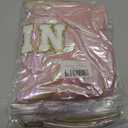 2 x Hiroyuki Iridescent Makeup Bag, 14 inches Cosmetic Bag, Large Capacity Travel Pouch (Skin, pink)