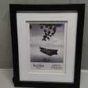 Gallery Solutions presents - 8"x10" - Black Frame with Double Mat - For 5"x7" Photos - Versatile for Wall or Tabletop Display - Rectangular - Poster Frame