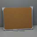 VIZ-PRO Cork Bulletin Board/Foldable Noticeboard, 36 X 24 Inches, Silver Aluminium Frame