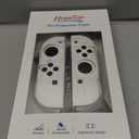 Switch 2 Case for Nintendo Switch 2 2025, Dockable Case TPU Soft Shell Protective Cover for Switch 2 Grips & Console and Accessories with 2 Pcs Thumb Caps, White