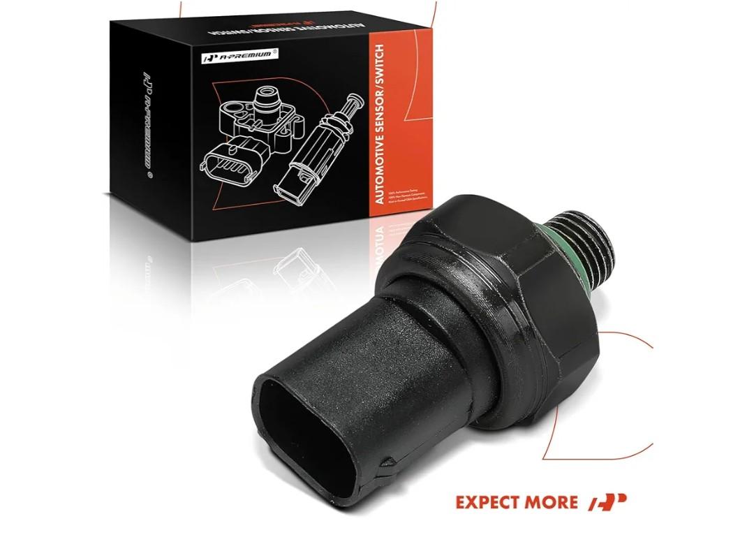 A-Premium Pressure Sensor [3 Pins] Compatible with BMW 318i, 318is, 318ti, 320i xDrive, 323Ci, 323i, 323is, 325Ci, 325i, 325xi, 328Ci, 328d xDrive, 328i GT xDrive, 328is, 330Ci & Mini