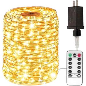 660FT Extra Long Fairy Lights Plug in 2000 LED Silver Wire Outdoor Waterproof LED String Lights with Remote for Living Bed Room, Backyard, Patio, Garden, Porch, Christmas Tree