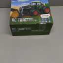 Remote Control Tractor and Trailer Set RC Kids Tractor Toy Front Loader Farm Vehicle Toys for 3-7 Year Old Boys Kids Toddlers Birthday Gifts