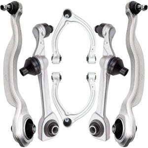 Front Upper and Lower Control Arm Compatible with 2007-2013 Mercedes Benz S350 S400 S450 S500 S550 S600 S63 AMG S65 AMG Arm Control Front
