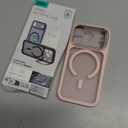 ESR for iPhone 17 Pro Case with Stand, Camera Control Cover Compatible with MagSafe, Military-Grade Drop Protection Magnetic Phone Case for iPhone 17 Pro, Frosted Bubblegum Pink