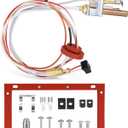SP21058 Pilot Assembly for Water Heater Parts with Thermopile & Sparker Compatible with Rheem Ruud Richmond Water Heaters, NG with LP Orifice, Aging-Resistant, Replace# SP20824 SP20754 SP21059 SP20800