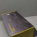 Metal Detector for Adults Professional, Up to 20 Hours of Extended Runtime, Adjustable Retractable Foldable Metal Detector Waterproof High Accuracy Gold Detector, Backlit LCD Display (Black)