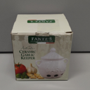 Fantes Garlic Keeper, Unglazed Earthenware Ceramic, The Italian Market Original since 1906