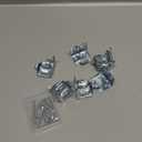 Jetec 6 Pieces Mini Blind Brackets Bracket for Window Blinds, with Screws