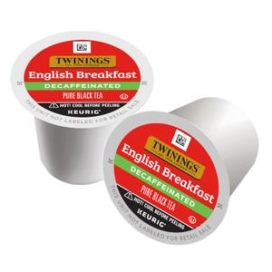 Twinings Decaf English Breakfast Tea K-Cup Pods for Keurig, 56 Count (Pack of 1), Naturally Decaffeinated Black Tea, Smooth, Flavourful, Robust, Enjoy Hot of Iced