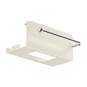 Nail-Drill-Drill-Free Installation Under Cabinet Paper Towel Holder Space-Saving Under Shelf Tissue Box Holder Multi-Functional Kitchen Roll And Tissue Dispenser Easy Reach Design For Bathroom, White