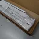 LazBlinds No Tools No Drill 1" Vinyl Mini Blinds, Cordless Blinds for Windows, Light Filtering Horizontal Window Blinds & Shades, 23" W x 64" H, White