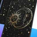 Wazzasoft for Amazon Kindle Scribe Case Folio Cover 10.2 Inch for Women Girls Cute Fashion Design Girly Kawaii Sun and Moon Pretty Teens Unique Aesthetic E-Book Cases for Kindle Scribe 10.2"