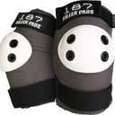 187 KILLER PADS -ELBOW - M Grey with White Cap (ELMA107)